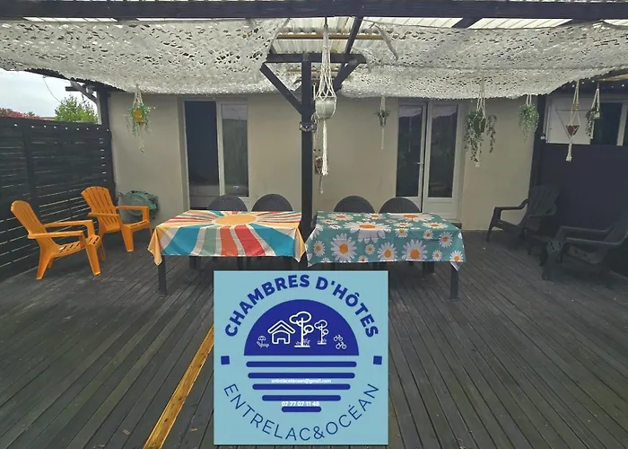 ベッド・アンド・ブレックファスト Entrelac&ocean3 - Entree Et Terrasse Privee