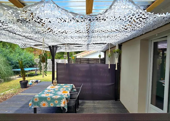 ベッド・アンド・ブレックファスト Entrelac&ocean3 - Entree Et Terrasse Privee オレイアン